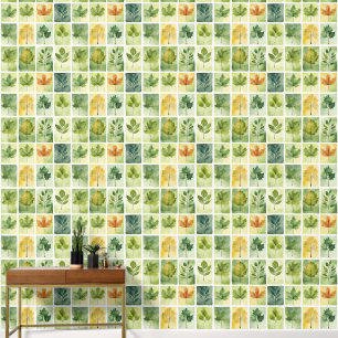 Botanical Fall Leaves Wallpaper