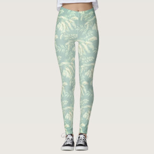 Botanical Fern Fronds Leggings
