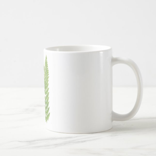 Botanical Fern Illustration No.7 Tropical Decor Coffee Mug (Right)