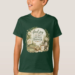 Botanical Floral Cottagecore Inspirational Design T-Shirt