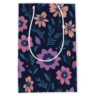 Botanical Floral Gift Bag 