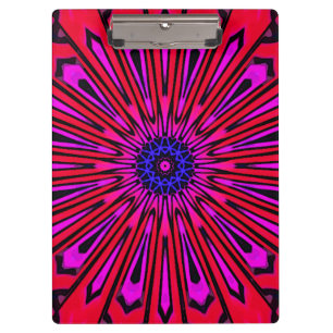 Botanical Floral Mandala Clipboard
