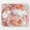 BOTANICAL FLORAL PEONY Name Monogram