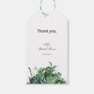 Botanical Floral Thank You Gift Tags