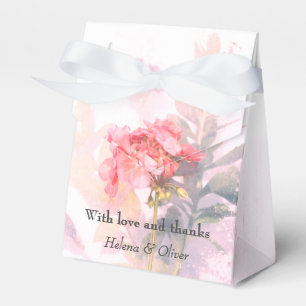 Botanical Floral Wedding Favor Box