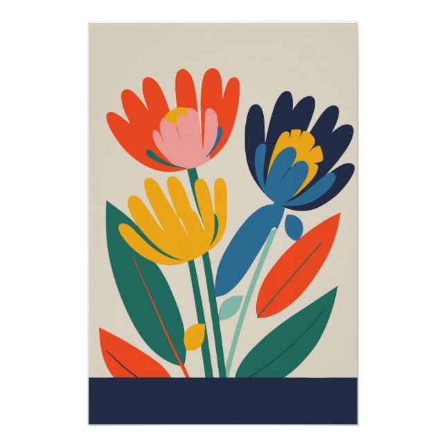 Botanical Flower Poster Nr. 12 (Front)