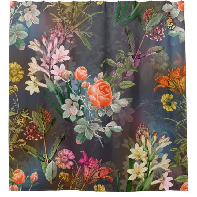 Botanical flower seamless pattern (Front)