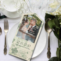 Botanical Four Leaf Clover Green Chartreuse Photo