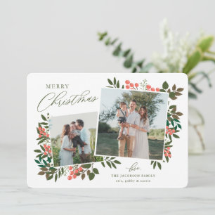 Botanical Frame Christmas Card