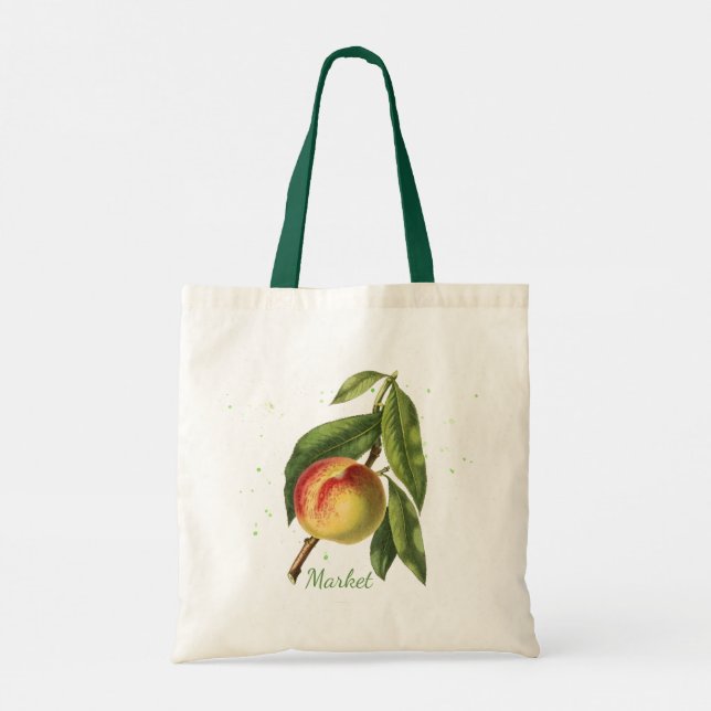 Botanical Fruit Market Tote (Back)