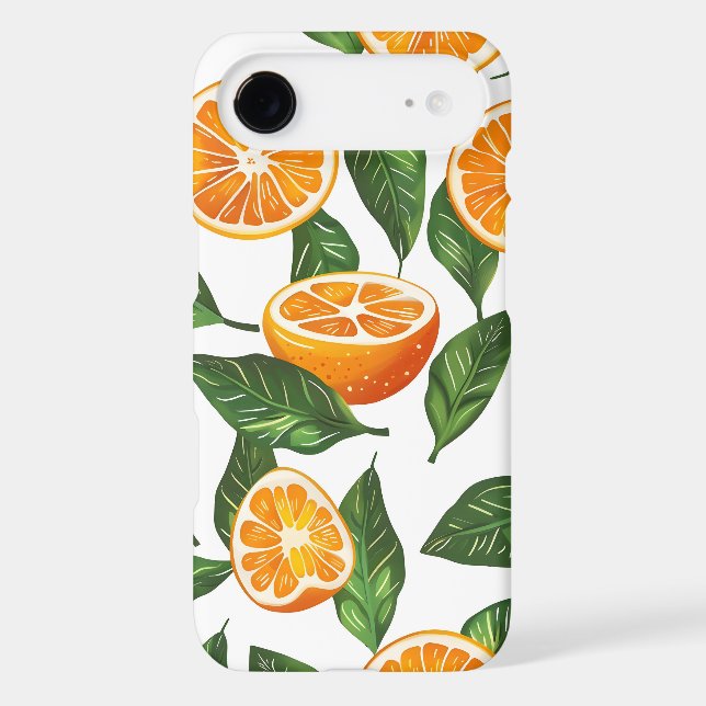 Botanical Fruit Orange Citrus Seamless (Back)