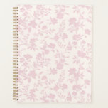 Botanical Garden Blush Pink - Neutral Planner<br><div class="desc">A graceful botanical garden pattern featuring delicate blossoms and leafy stems arranged in a flowing,  natural composition. 
Perfect for occasions that celebrate nature and elegance,  such as spring gatherings,  garden parties,  bridal showers,  weddings,  birthdays,  and thoughtful seasonal correspondence.</div>