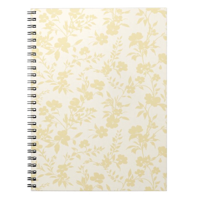 Botanical Garden Buttercream - Neutral Notebook (Front)