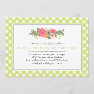 Botanical Garden Family Reunion Invitation