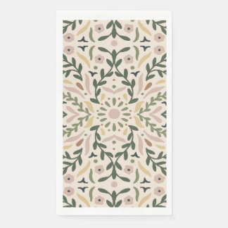 Botanical Garden Floral Napkin