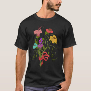 Botanical Garden Flower Blossoms Wildflower Botani T-Shirt