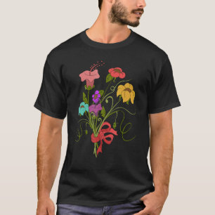 Botanical Garden Flower Blossoms Wildflower Botani T-Shirt