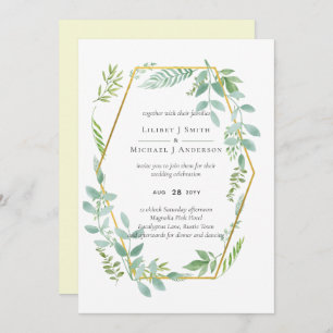 Botanical Garden Leaves Greenery Wedding