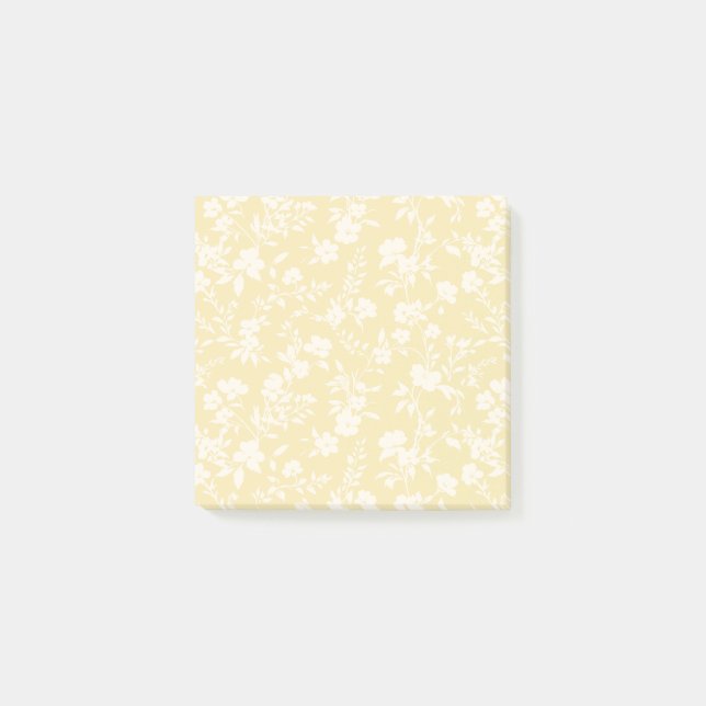 Botanical Garden Neutral - Buttercream Post-it Notes (Front)