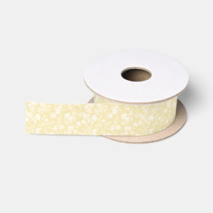 Botanical Garden Neutral - Buttercream Satin Ribbon