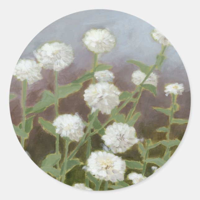 Botanical Garden Study I Classic Round Sticker (Front)