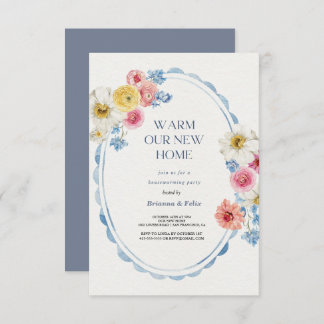 botanical garden Tropical Green Housewarming Party Invitation