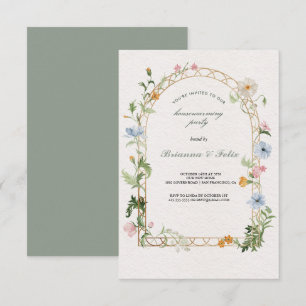 botanical garden Tropical Green Housewarming Party Invitation