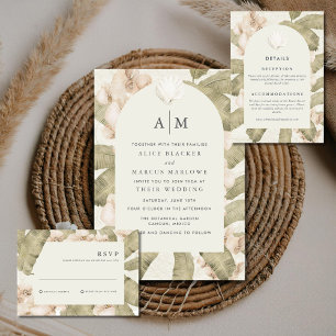 Botanical Garden Wedding  Invitation