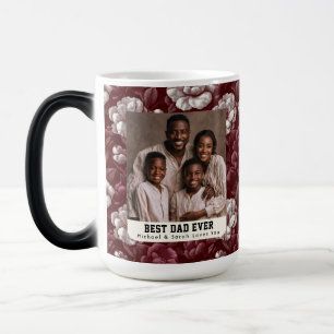 Botanical Gardenias Flower Pop Birthday Ceramic Magic Mug