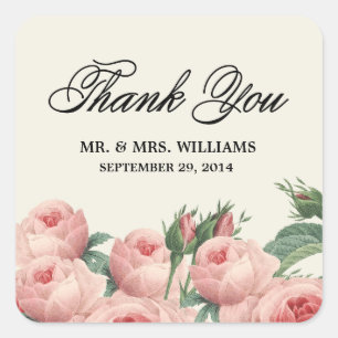 Botanical Glamour   Favour Stickers