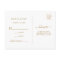 Botanical Gold Circle Wreath Wedding RSVP