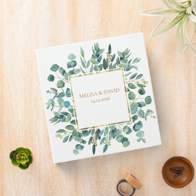 Botanical Gold Greenery Eucalyptus  Binder (In Situ)