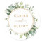 Botanical Gold Greenery Wedding