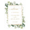 Botanical Gold Greenery Wedding Welcome Sign