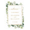 Botanical Gold Greenery Wedding Welcome Sign