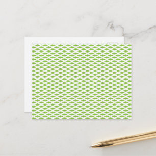Botanical Green File Folder Set Holiday Postcard