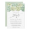 Botanical Green Watercolor Succulents Wedding