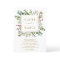 Botanical Greenery Christmas Holiday Gold Wedding 