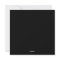 Botanical Greenery Christmas Photo Square Black