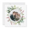 Botanical Greenery Christmas Photo Square