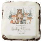 Botanical Greenery Woodland Animals Baby Shower
