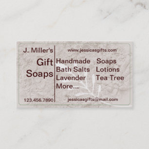 Botanical Grunge Country-Look Business Card