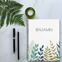 Botanical Harmony Personalized Journal