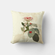 Botanical Honeysuckle Pillow