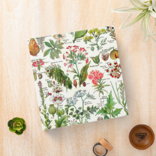 Botanical Illustrations  3 Ring Binder