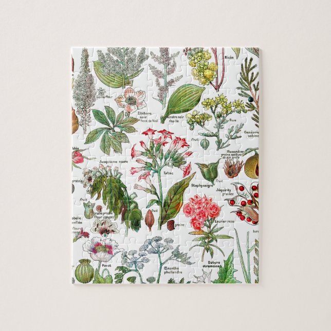 Botanical Illustrations Jigsaw Puzzle (Vertical)