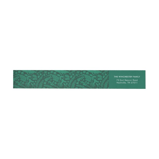Botanical Impressions Address Wrap Around Label (Individual)