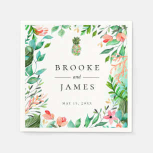 Botanical Island Pineapple Napkin