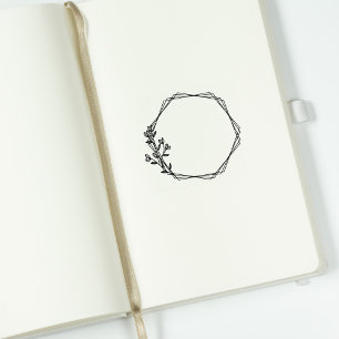 Botanical Journal Rubber Stamp