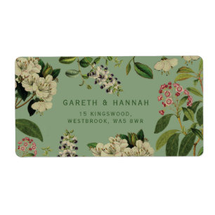 BOTANICAL LABEL-SAGE